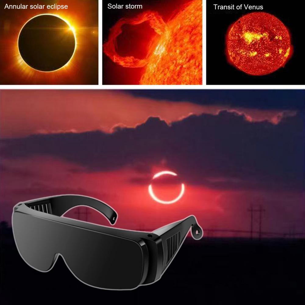 Glasses Solar Eclipse Ultra-light Portable Sun Viewing Eyewear Comfortable Fit Safe Shades PC Certified Sunglasses for Outdoor smile