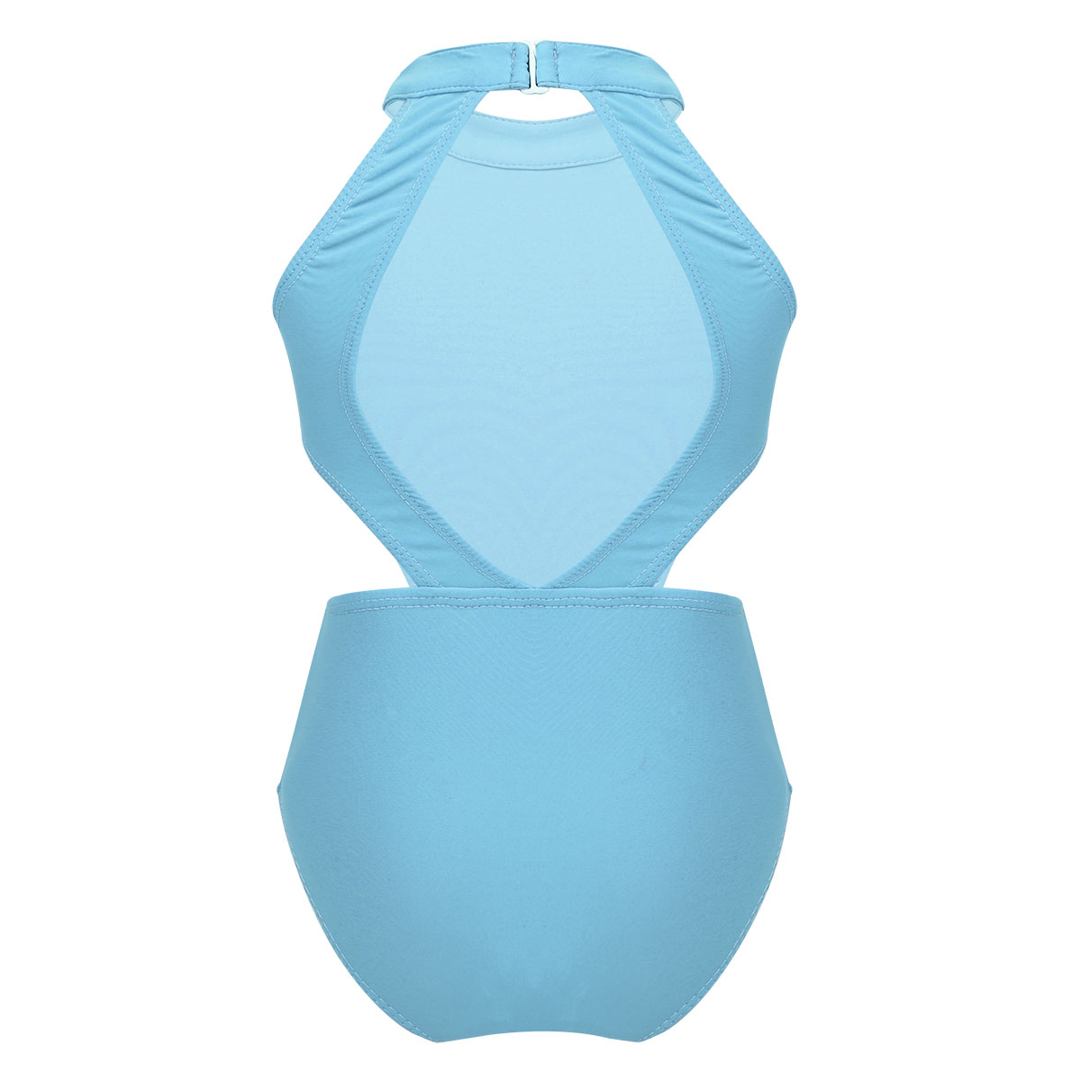 Kids Girl Gymnastic Ballet Jazz Dance Leotard Halter Hollow Waist Dancing Leotard Child Practice Stage Dance Costume Dancewear