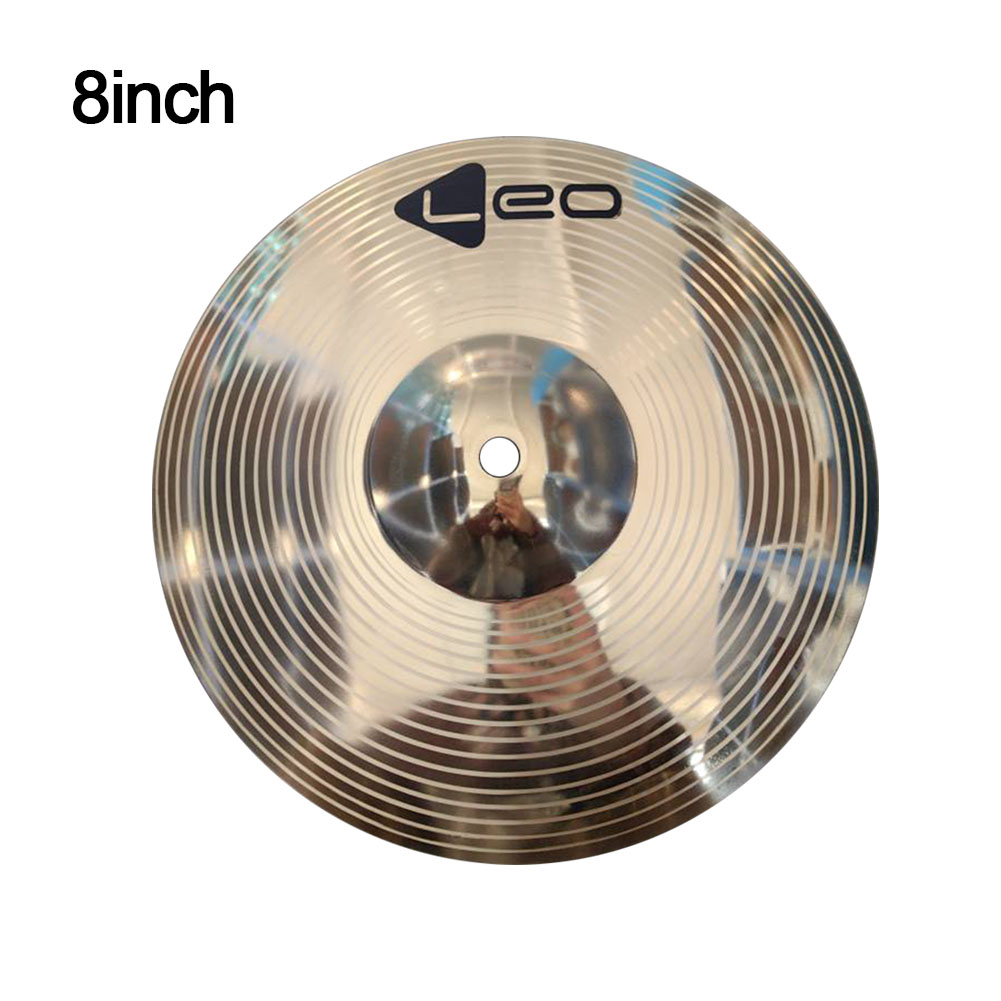 Hi-Hat Jazz Cymbal For Professional Players 8 10 Inch Clear Tones Jingle Sound Loud Tones Melodious Shiny Durable