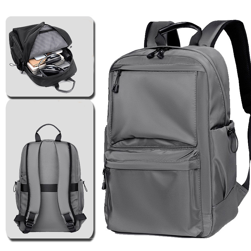 ldm Large Capacity Backpack Men Travel Outdoor Laptop BagOxford Solid High School Bags Teen College Boys Collage Student Backpack dfghdf666lwjldm1