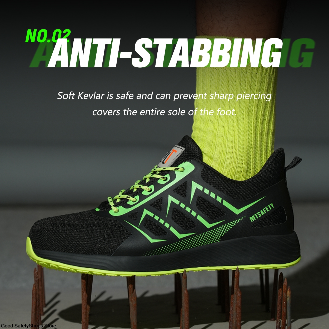 Sneakers Breathable Sport Lightweight Puncture-Proof Work Men Women Steel Toe Shoes Safety Boots e09e