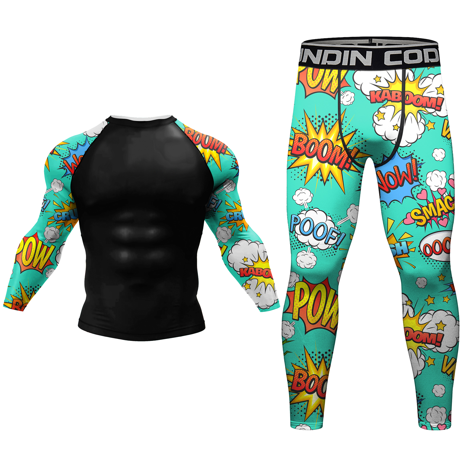 Hot Bjj GI Muay Thai Clothing Boxing Tracksuit Rashguard MMA Jiu jitsu T-shirt+Pants Set Rash Guard Sport Kickboxing Jerseys Kit