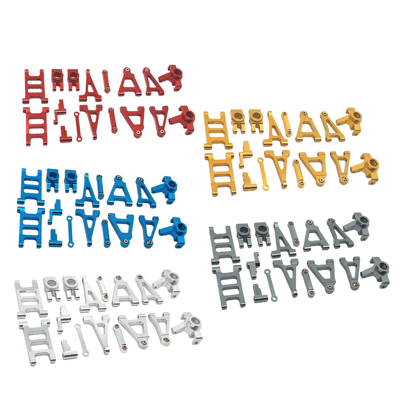 Rear Swing Front RC Arm Steering Cups Linkage Rod ddmysmile Durable Spare Parts Steering Cup Parts Set For 14301 14302 1/14 Vehicle Accs Smile