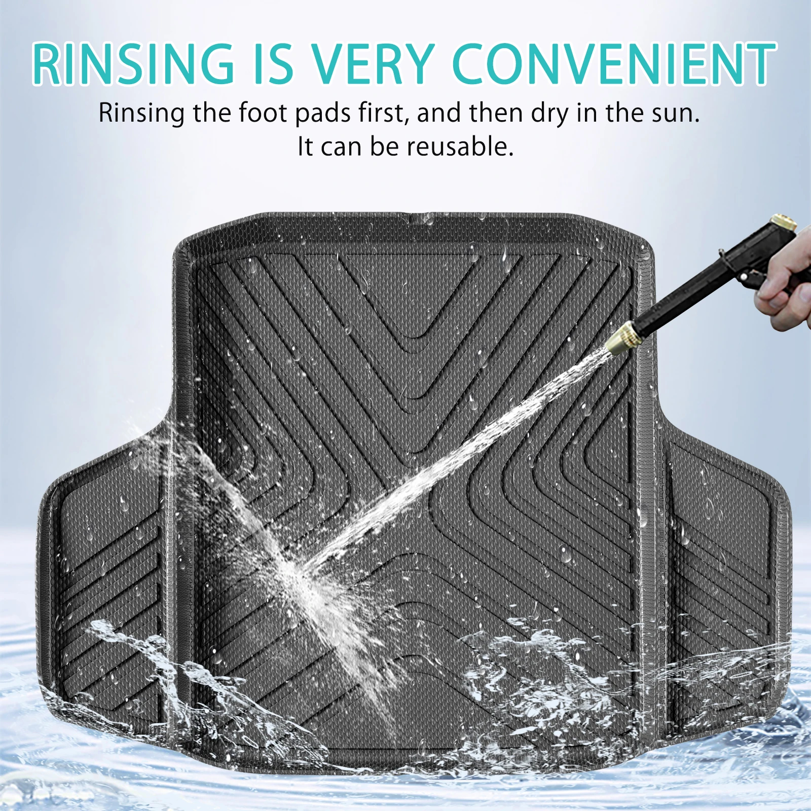 Trunk TPE Car Mat Car Floor Mats for Dacia EX1 PRO 2021-2024 All Weather Anti-Slip Rear Trunk Pad Cargo Liner Anti Dirty Pad smile