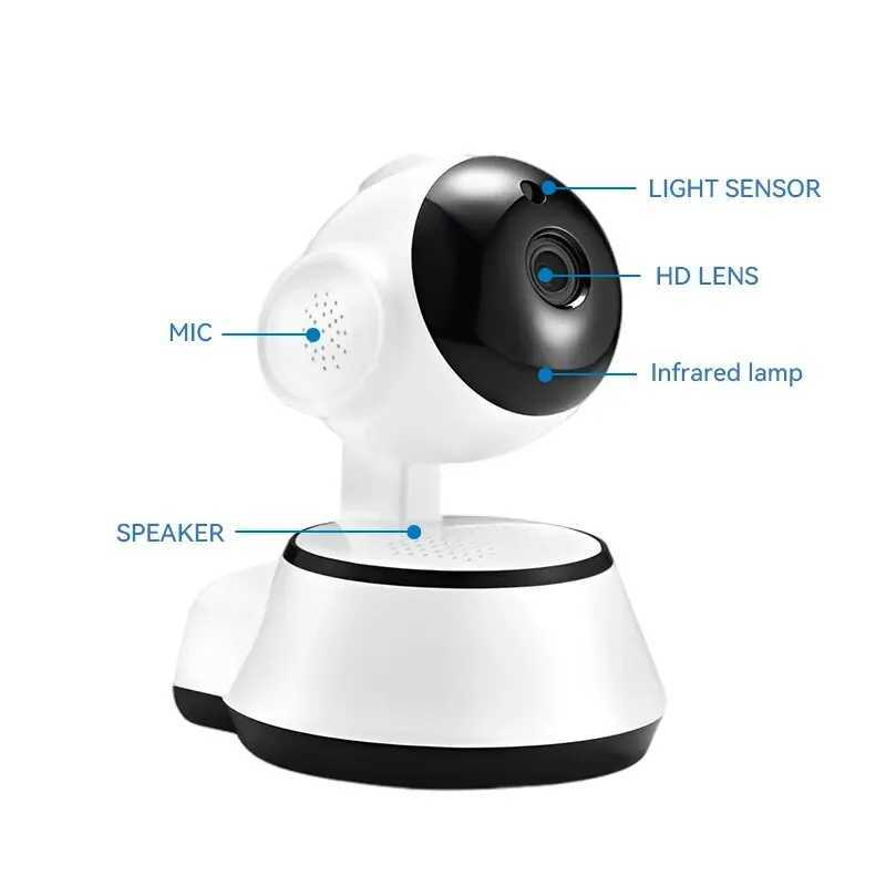 IP Cameras IP Camera HD Cloud Smart Home Wireless Intelligent Auto Tracking Of Human Surveillance Camera CCTV Network Wifi Camera 240413
