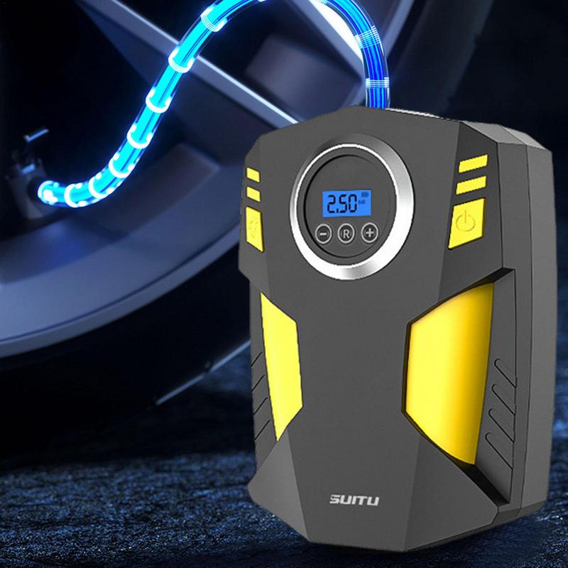 Pump For Air Car Iatables 12V Quick Iator Multifunctional Tire Auto Wheel Digital Automotive Tire Repair Tools Pump For smile