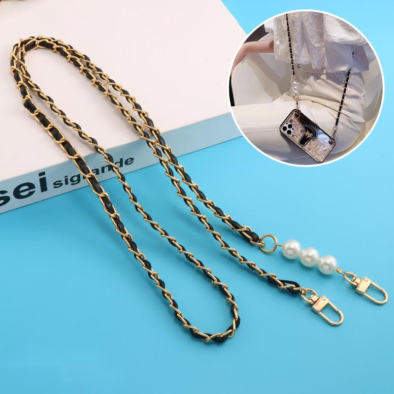 PU Shoulder Chain 5pcs Bag Strap For Women Crossbody Bag Woman Leather Strap For Handbag Cellphone Accessories Wholesale smile