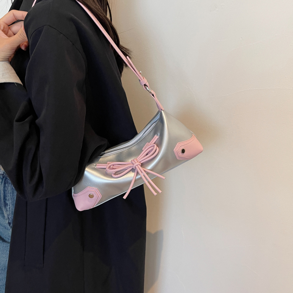 Bow Tie Chic Y2K Handbag for Women Top Handle Bag Brand Purse Trendy Shoulder Bag Girls Luxury Tote Female Shopping Clutch Bag