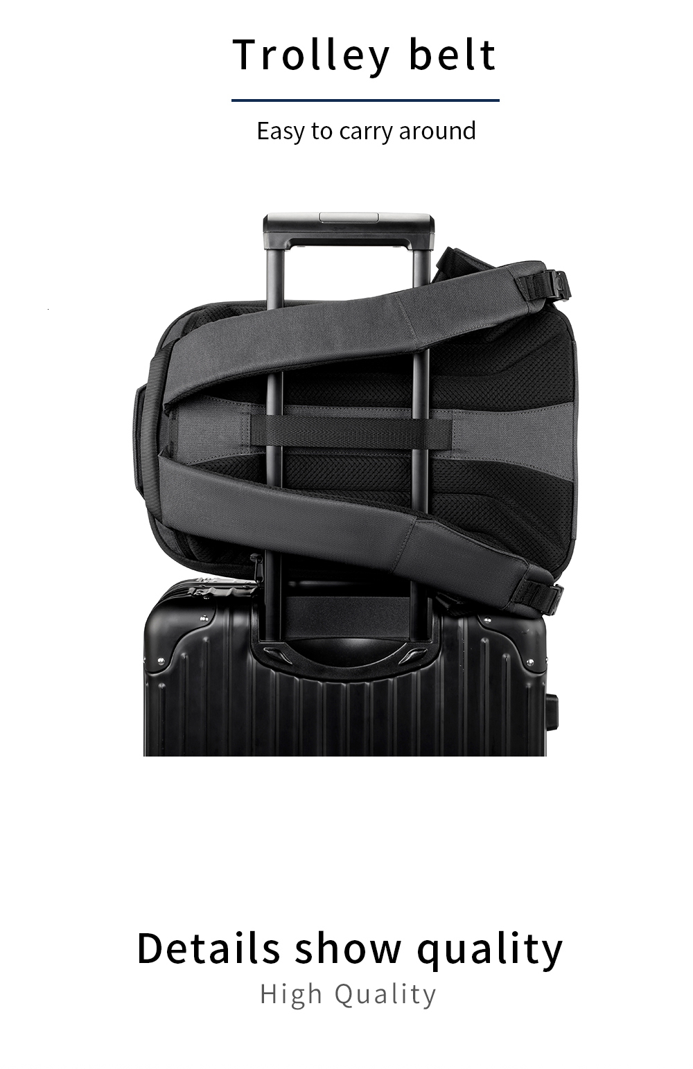 Anti-Theft Backpack Men 15.6 Inch Laptop 180 Degree Open W USB Charging Waterproof School Bag For College Student Boy Polyester BagVoyage