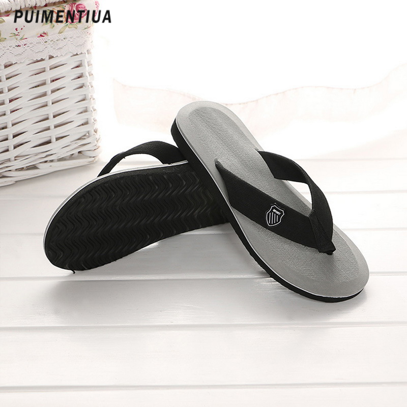 2024 Summer Beach Sandals: Men's Anti-Slip Casual Flip ps Shoes, High-Quality atos Hombre