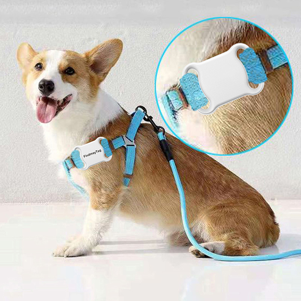 GPS Tracker for Dogs Smart Activity Tracker Works with Any Collar Waterproof Pet Tracker Bluetooth-Compatible Locator for Cats