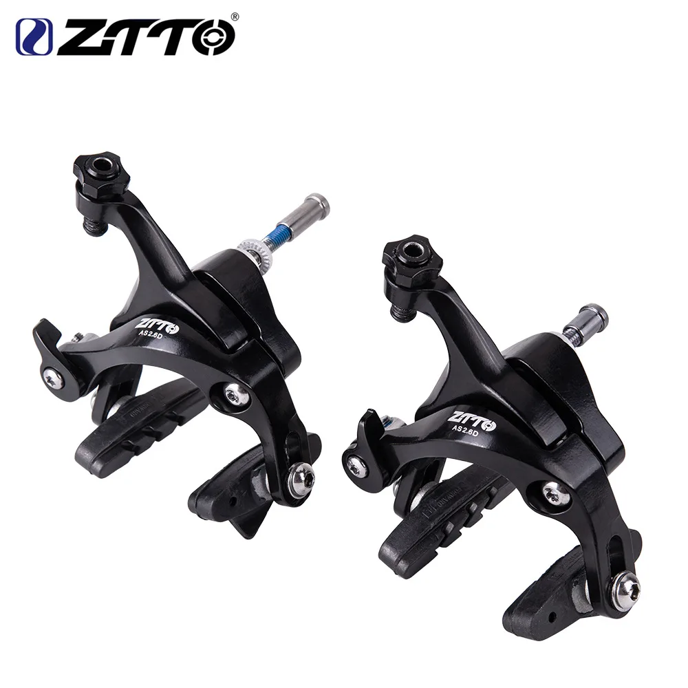 ZTTO Road Bike Dual Pivot Calipers Bicycle Brakes Racing Folding Bike Front Rear Side Pull Caliper Rim Caliper V Brake With Pads