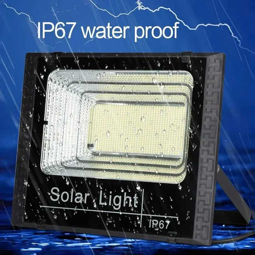 Solar Lights LED Lamp Waterproof Floodlight Panel Solar Lighting Foco Led Spotlights Wall Garden Solar Powere Sun Light OutdoorLX241113
