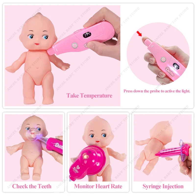 Children's Medical Toy Set Doctor's Play Equipment Stethoscope Mimics s