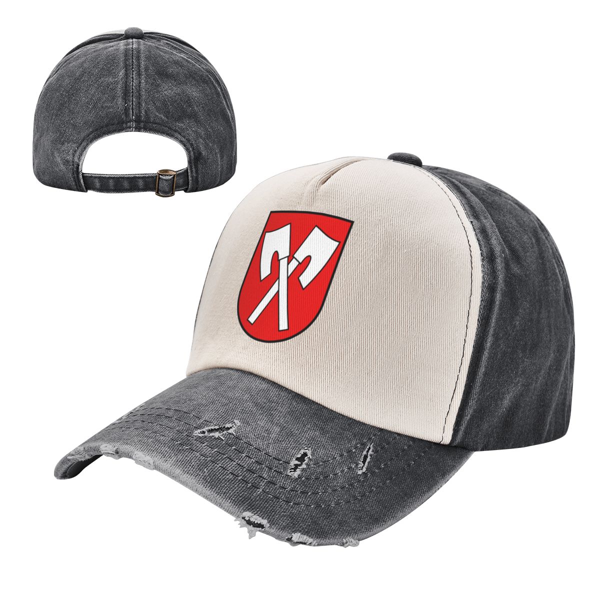 Coat of of Biel/Bienne, Arms Switzerland Baseball Cap Hood Mountaineering tea Hat Anime Elegant Women's Hats Men's smile Biel/Bienne, Biel/B