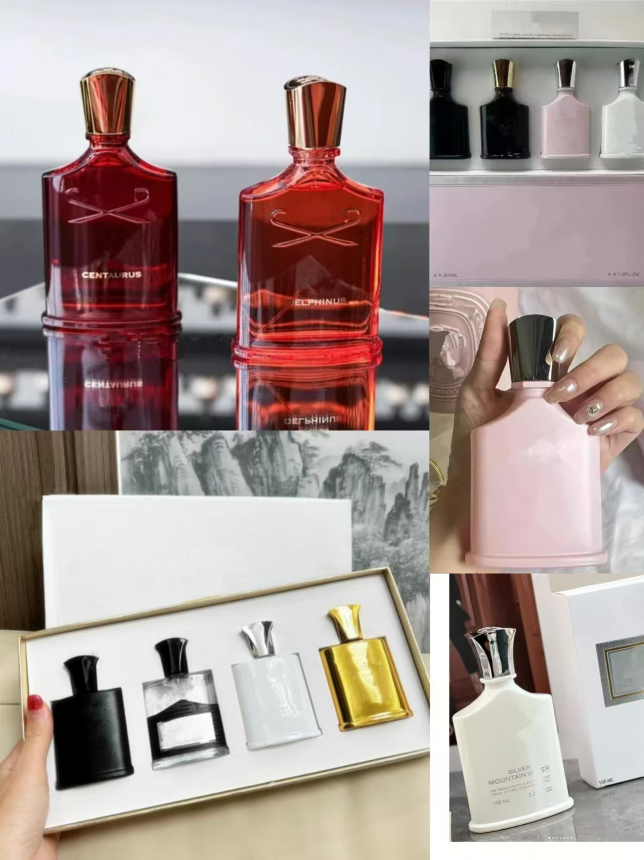 Perfume Set 4x30ml Fragrance Cologne for Men and Women 100ml EDP Long Lasting Floral Fragrance Gift Set fast delivery