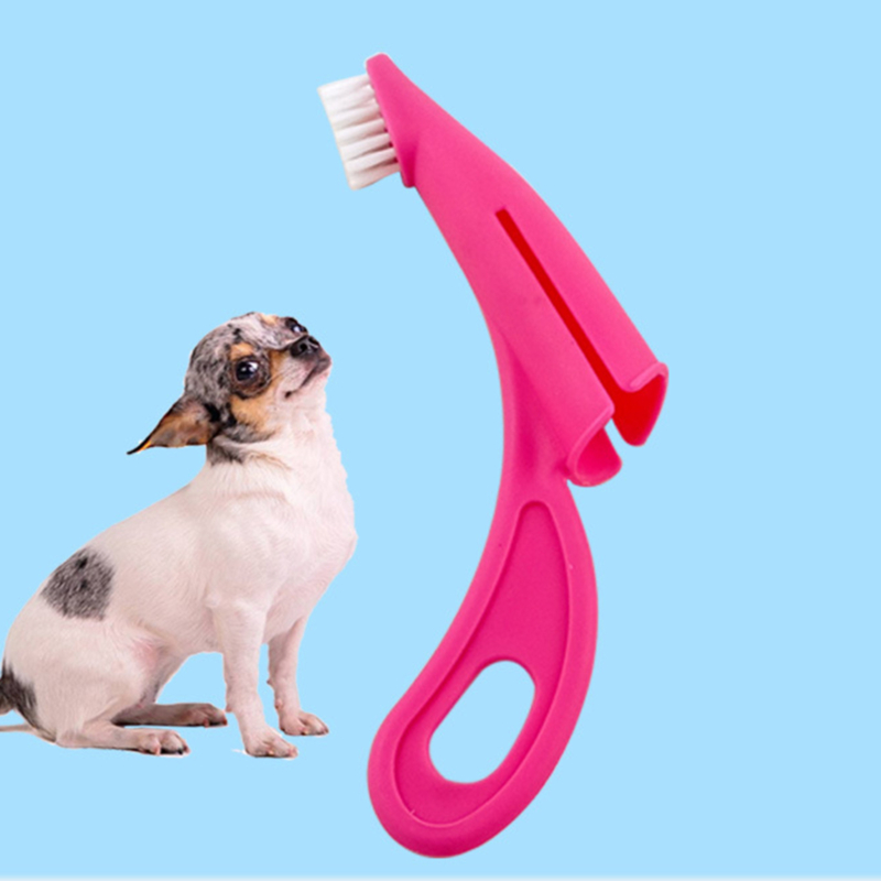 Pet Teeth Cleaning Tool New Soft Bristle Finger Gun Brush Cat Dog Universal Nylon Finger Set Toothbrush Gingiva Protection
