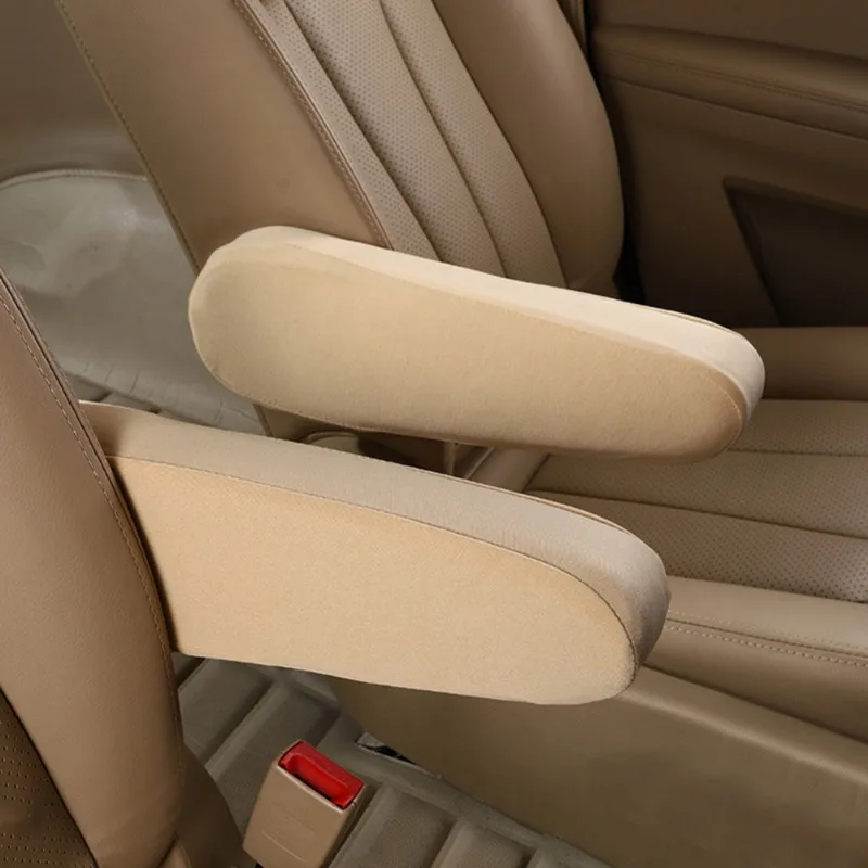 Car Seat Armrest Cover Universal Interior Auto Armrests Dust-proof Hand Armrest Protector Soft Comfortable Elastic Cloth Covers