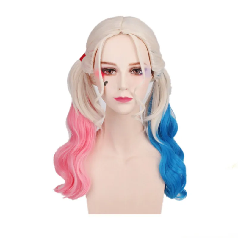 Costumes Cosplay Anime Harley Kids Girls Quinn T-Shirt Jacket Cosplay Uniforms Wigs ddmysmile Halloween Smile