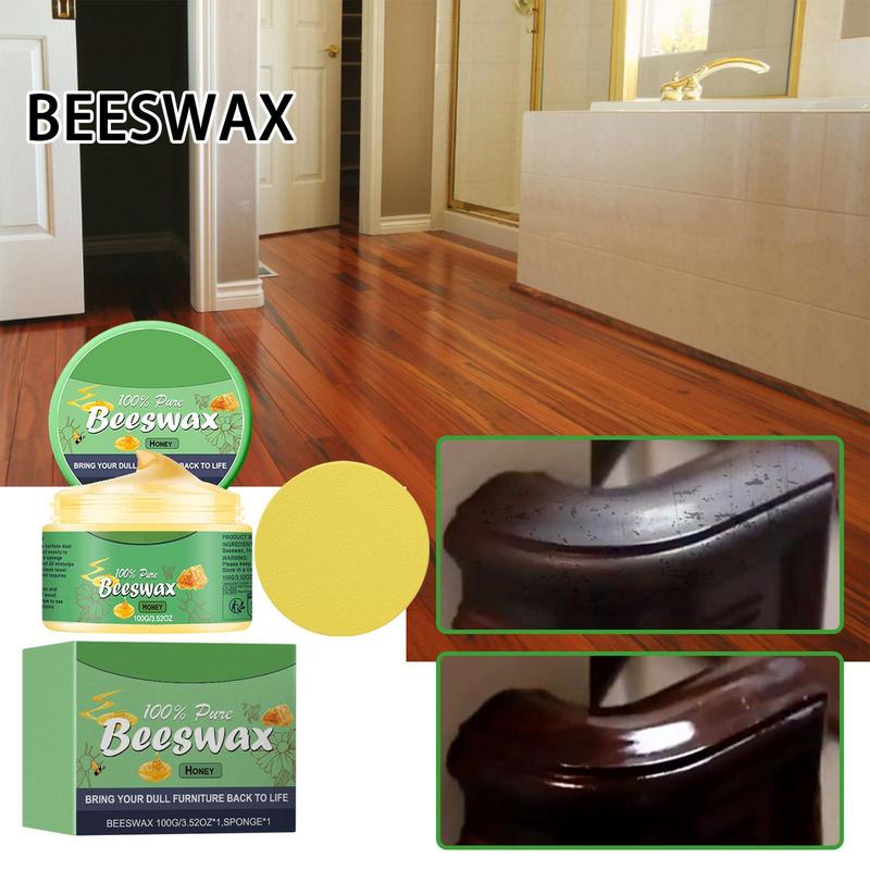 All-Natural Scentless Wood Finishing Wax, Ideal For Longevity of Hardwood Surfaces Premium Quality
