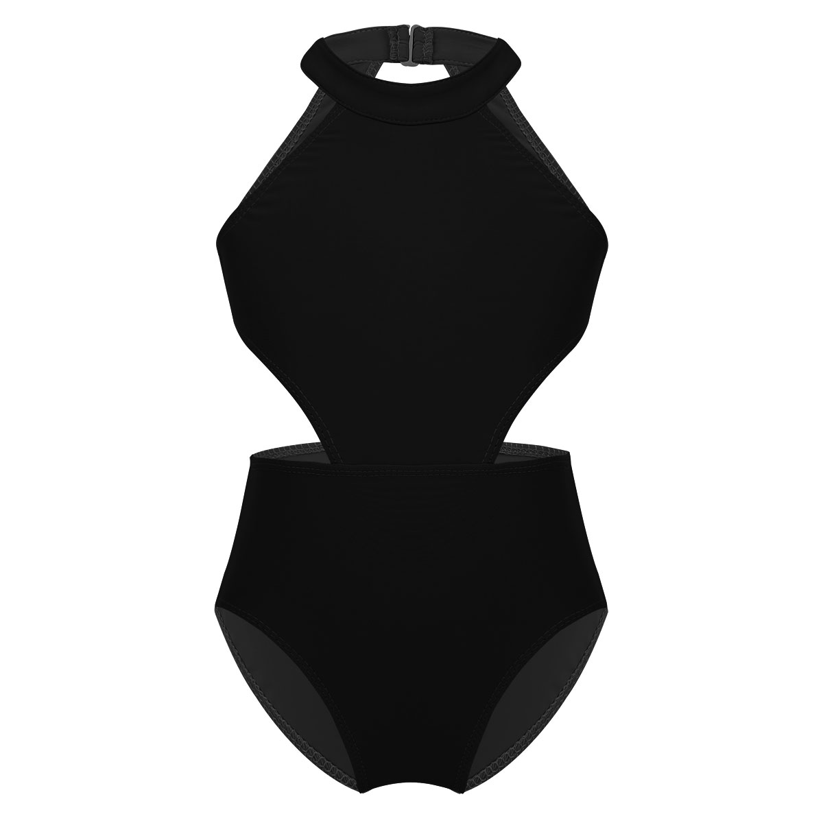 Kids Girl Gymnastic Ballet Jazz Dance Leotard Halter Hollow Waist Dancing Leotard Child Practice Stage Dance Costume Dancewear