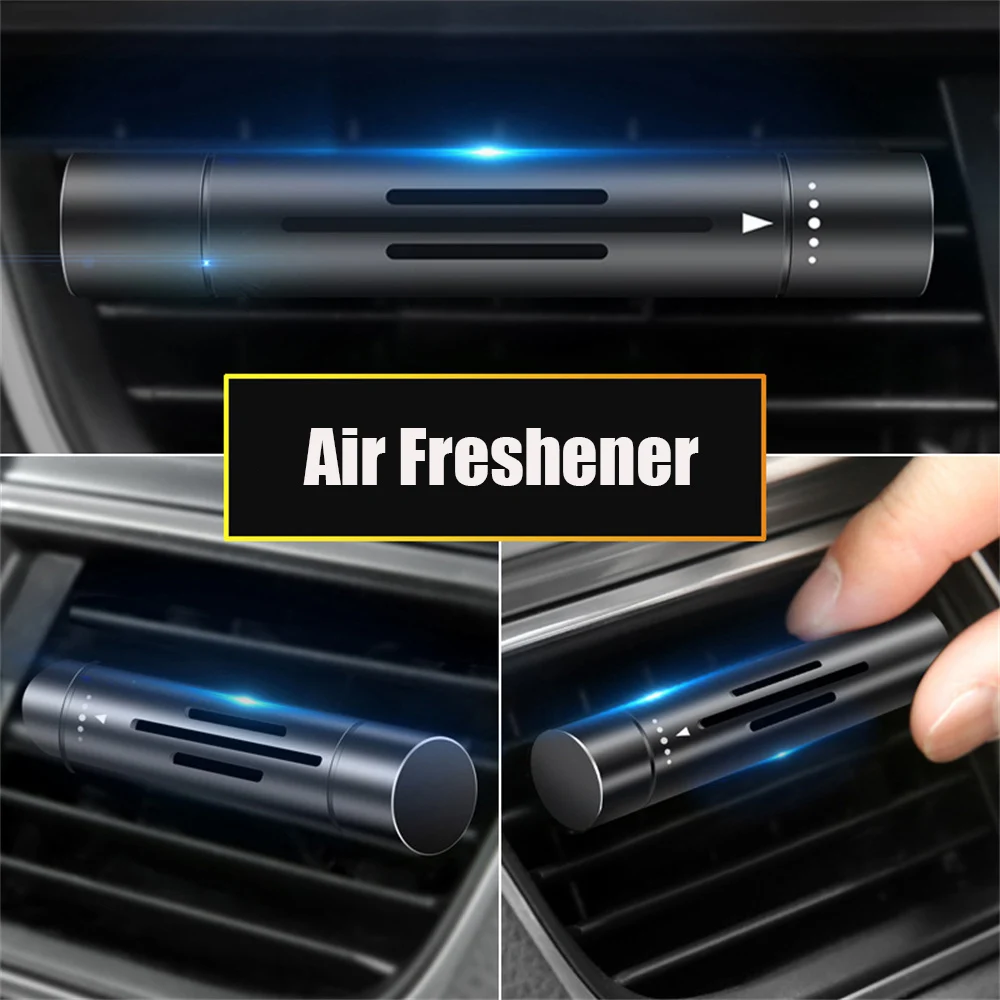 Air Freshener Diffuser Perfume Car with 1Pcs Perfume Tablet Car Styling Air Vent Fragrance Clip Auto Interior Accessories smile