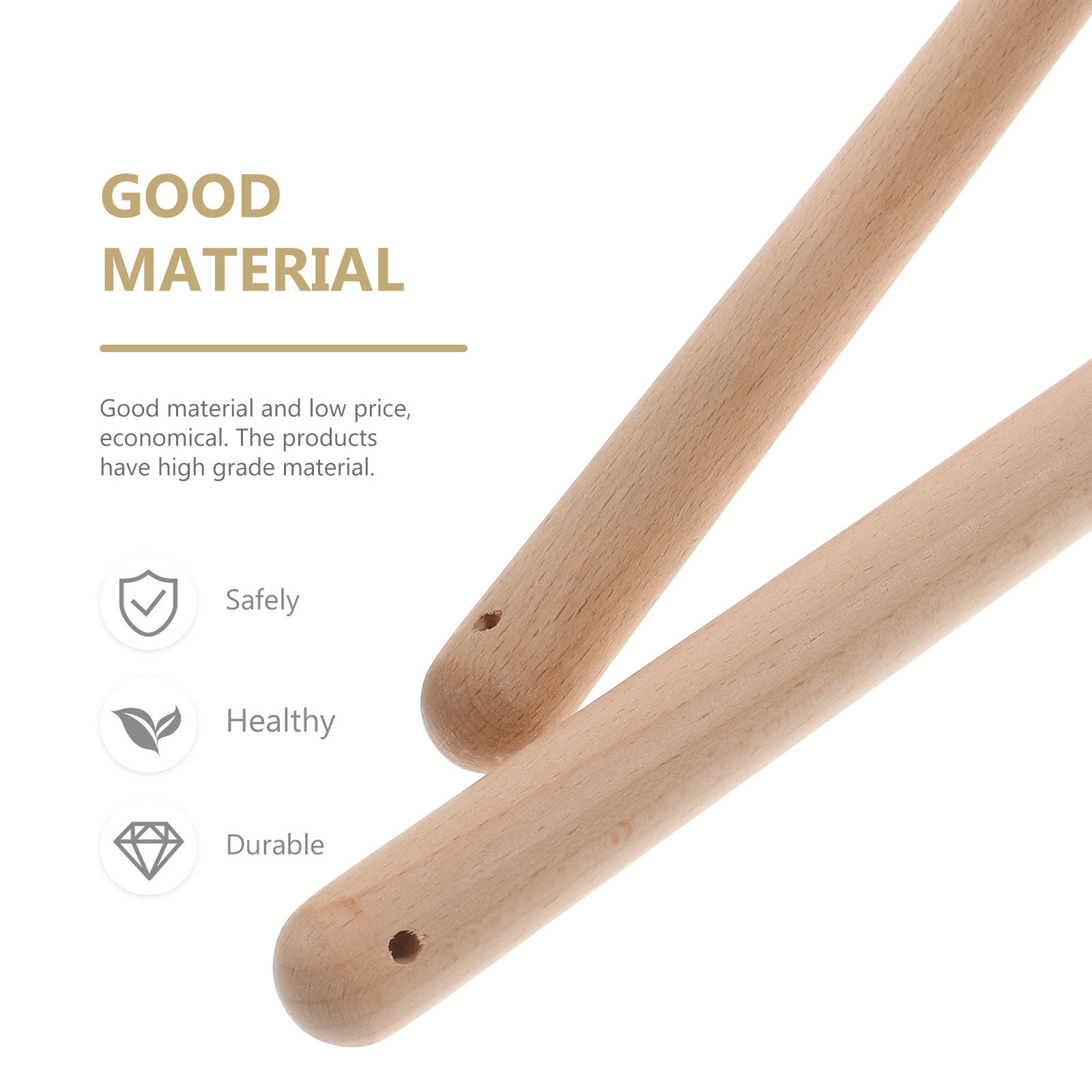 Bundled Jazz Drumsticks Drumsticks Wood Jazz Drum Stick Children Musical Stick ddmysmile Beating Sticks Musical Instruments Accessories Smile