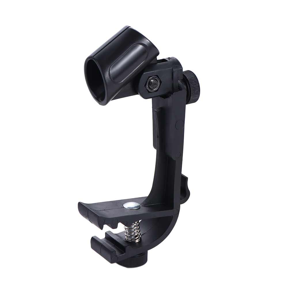 Clip Stand Mic Clamp On Drum Instrument Accessories Clip ddmysmile Holder Drum Microphone Clip Drum Microphone Holder Drum Mic Stand Smile
