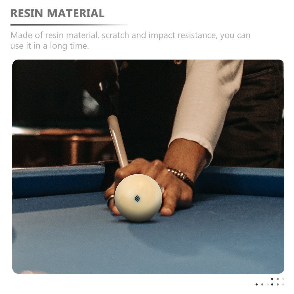 Billiard Cue Ball Necessity Replaceable Balls Resin White Accessory