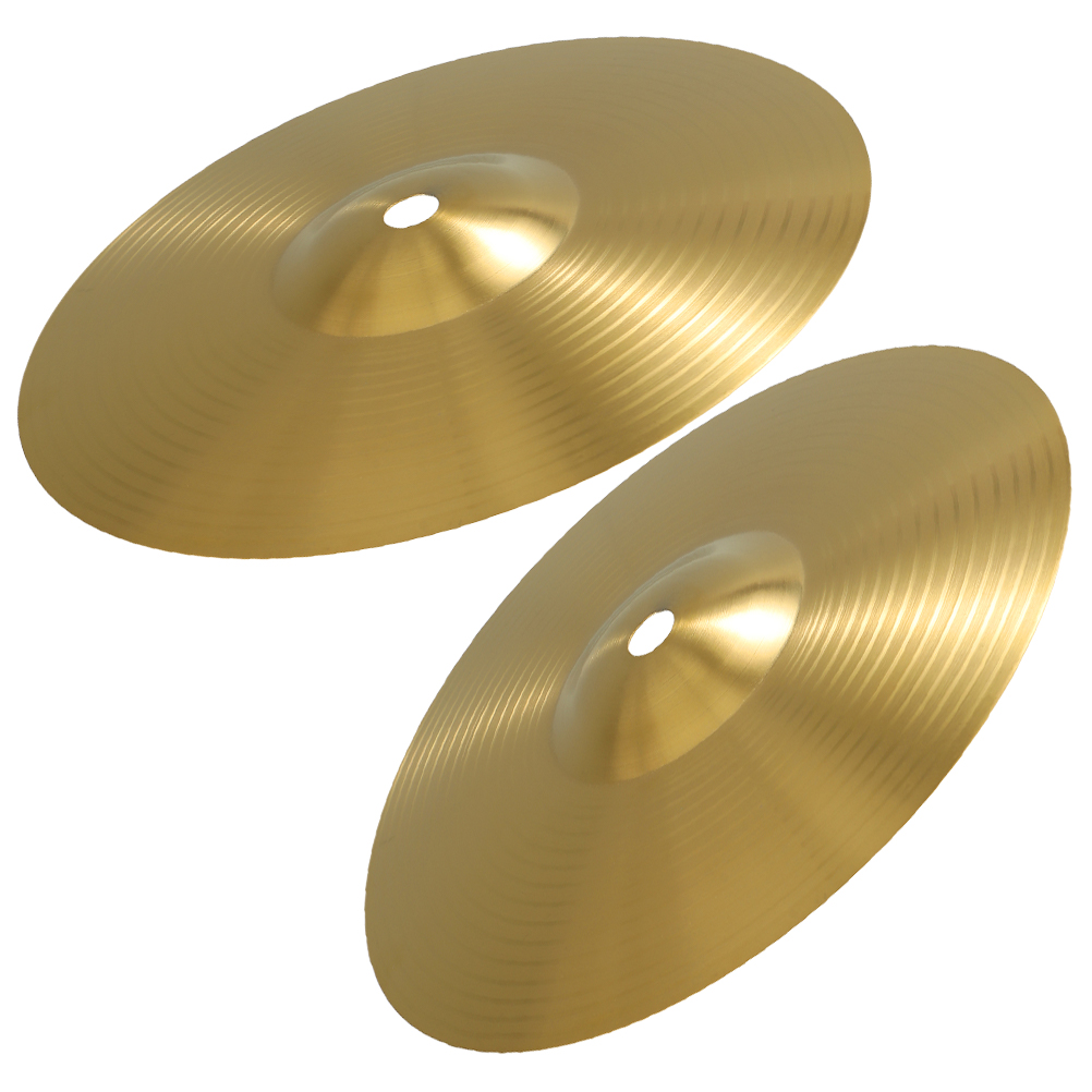 2pcs Drum Cymbals Splash Cymbals Metal Drum Set Cymbal Practice Drum Cymbals