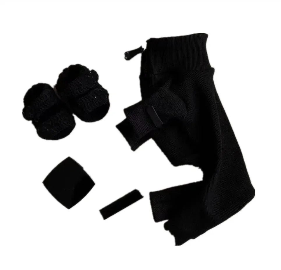 New Designer Onesie Autumn Winter Pet Grey Knitted Sweater Letters Clothes Teddy Bear Classic Small Dog Schnauzer Overalls Wholesale