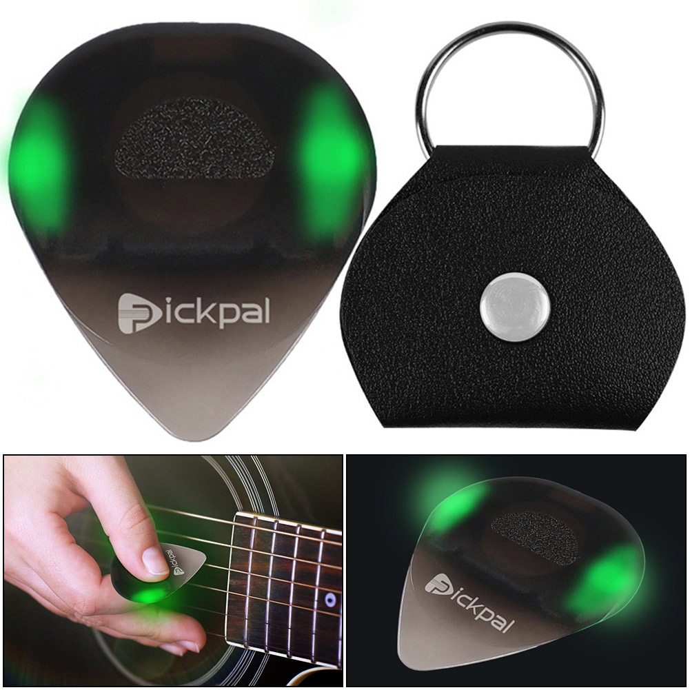 With Stringed Instrument ddmysmile Plectrum High-Sensitivity LED Light Musical Instrument Glowing Plectrum For Bass Electric Guitarists Smile