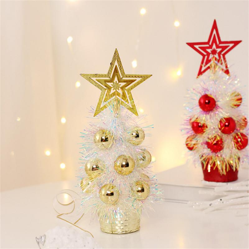 Desktop Christmas Tree Enhance 68g The Festive Atmosphere Soft And Cute Creative Eye-catching Novelty Christmas Tree Decorations smile