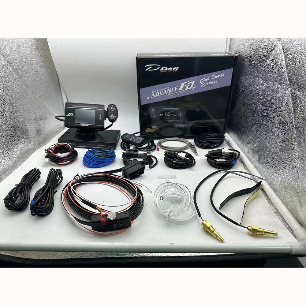 DEfi 10 in 1 BF CR C2 Advance FD With Electronic Sensors Full Kit Car Boost Gauges Universal Automatic Digital Tachometer