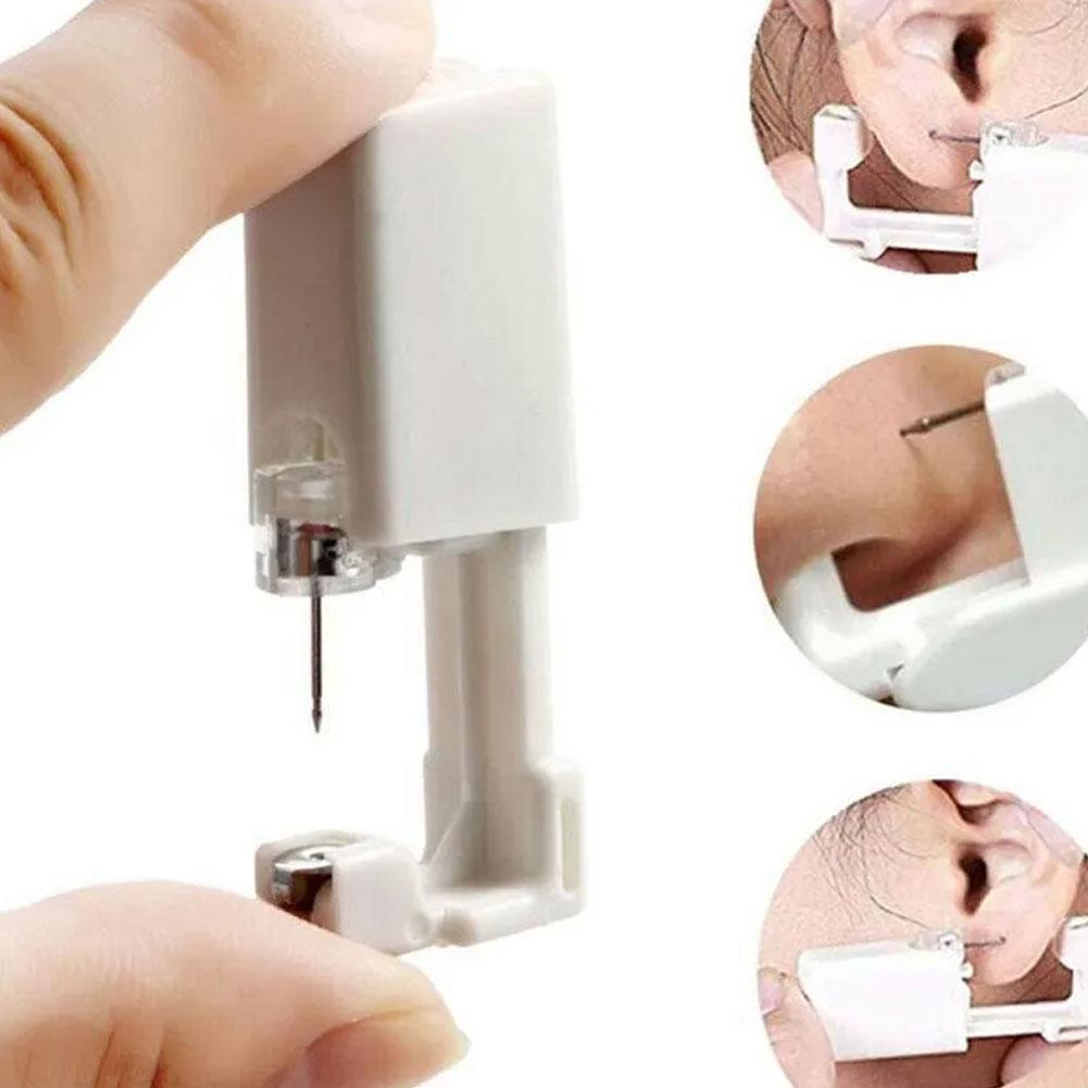 Safety Ear Piercing Gun Kit Disposable Disinfect Safety Earring Piercer Machine Studs Nose CLip Body Jewelry Piercing Tool
