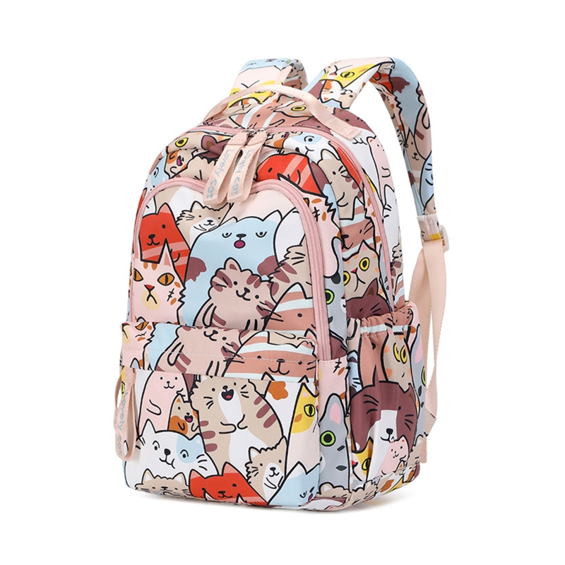 Backpack For Cat ddmysmile School Print Shoulder Bag Bookbag For Student Girls Boys Smile