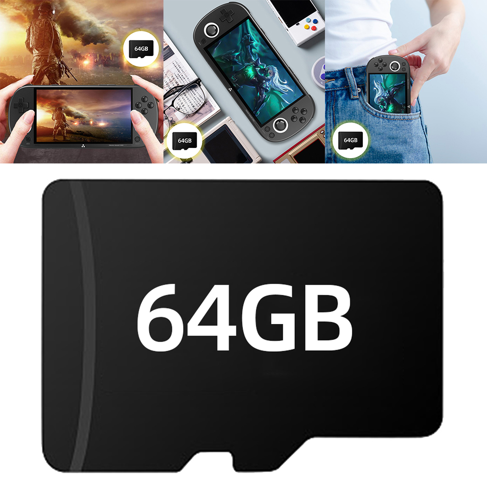 64/128/256GB Game Card Built-in 10000+/20000+/30000+ Game Game Storage Card for TRIMUI Smart Pro Handheld Game Console
