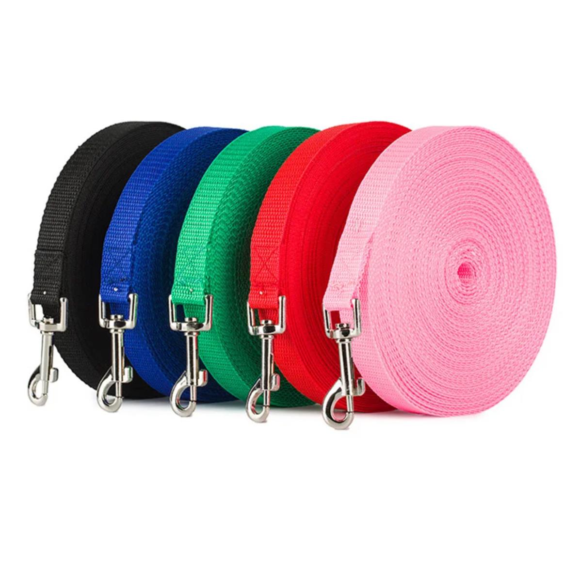 Nylon Dog Durable Training Leashes Pet Supplies Walking Harness Collar Leader Rope For Dogs Cat 1.5M 1.8M 3M 4.5M 6M 10M