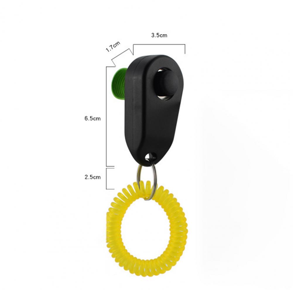 Pet Aid Clicker Finger Ring Cat Training Clicker Convenient Stop Barking Universal Cat Dog Behavior Reinforcer Trainer