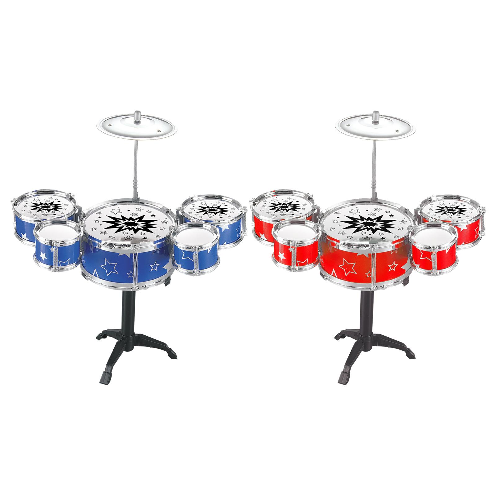 Kids Drum Kits Early Educational Developmental Music Enlightenment Musical Toy Mini for Children Kids Girls Boys Birthday Gifts
