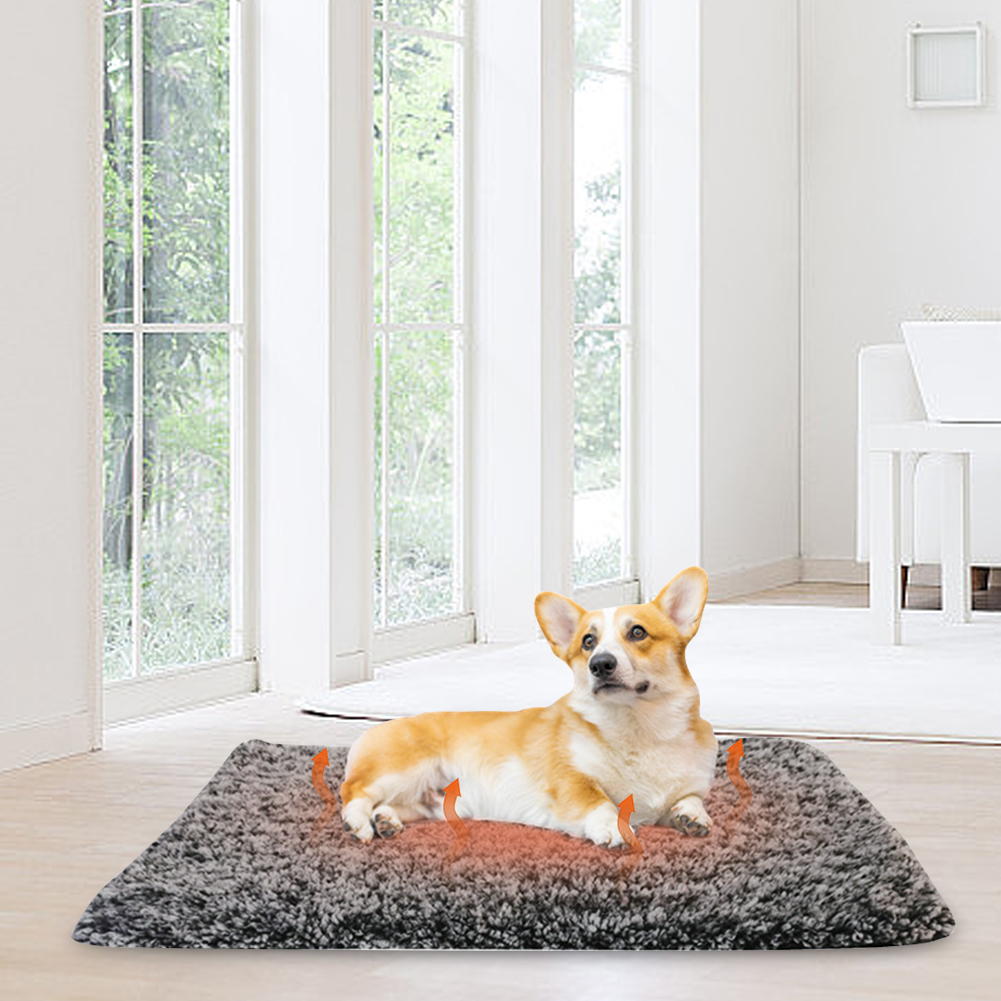 Self-Warming Bed Self-Heating Pet Warming Washable Cat Warmer Mat Soft Thickened Blanket Pad for Indoor Outdoor Pets