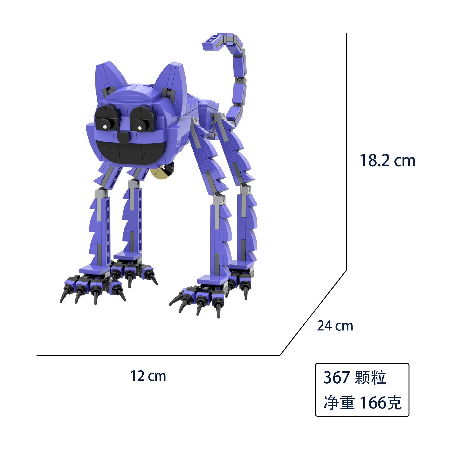 New Smiling Critters Building Blocks Smiling Critters Dogday And Catnap Block Set Cat Nap Dog Catnat Figure Kawaii Anime Animals