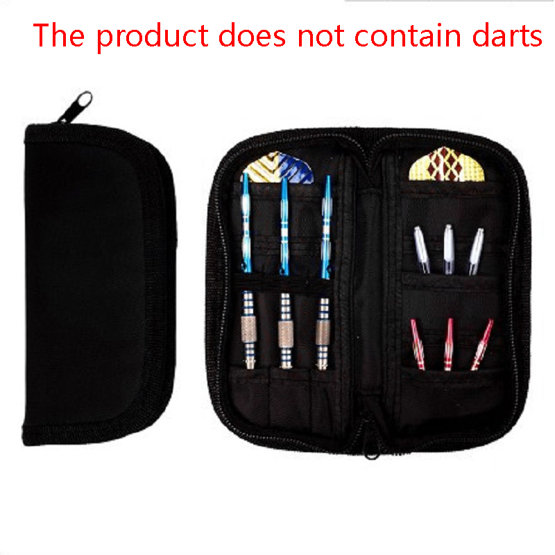 1 Piece Dart Box Professional Darts Flights Soft Tips Accessories Holder Storage Carry Bag Zipper Case Replacement Bag