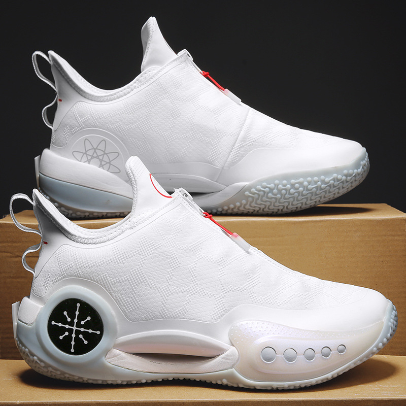 2023 New Mens Zipper Basketball Sneakers Ultra Light Outdoor Kid Women Basket Sport Shoes Anti Slip Walking Shoes
