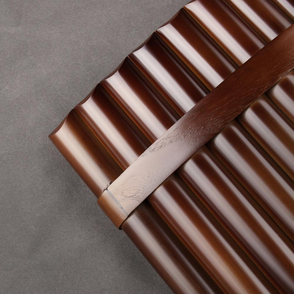 Pipes C Key 25 Pan Flute High Quality Pan Pipes Woodwind Instrument ddmysmile Chinese Traditional Natural Bamboo Wind Musical Instrument Smile