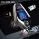 Mp3 Bluetooth Car Player With Aux ddmysmile Output5.0 FM Transmitter Qc3.0 Fast Charger TF Flash Card U Disk Folder Switch AUX In Output Smile
