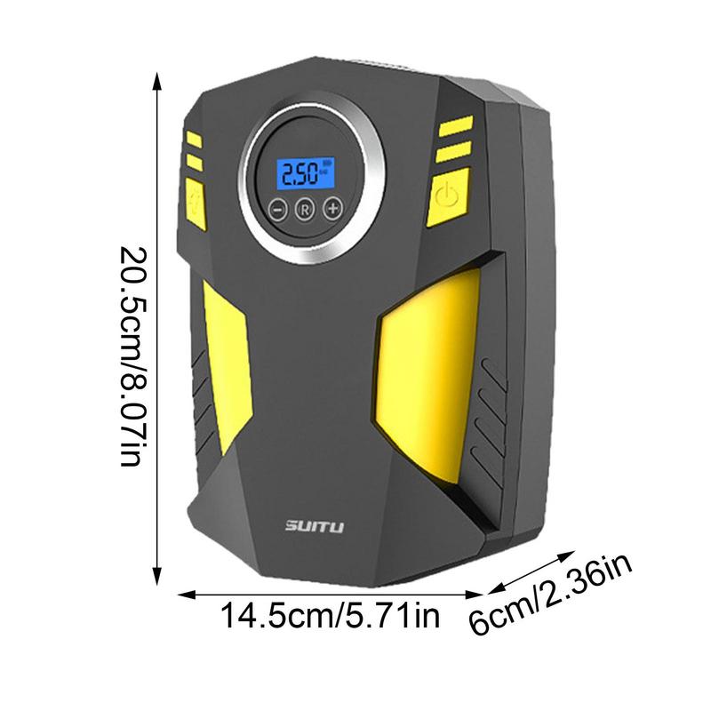 Iatables For Car Air Pump 12V Multifunctional Car Air Pump Iator Tire Repair Tools Car Accessories For Beach Floatation smile