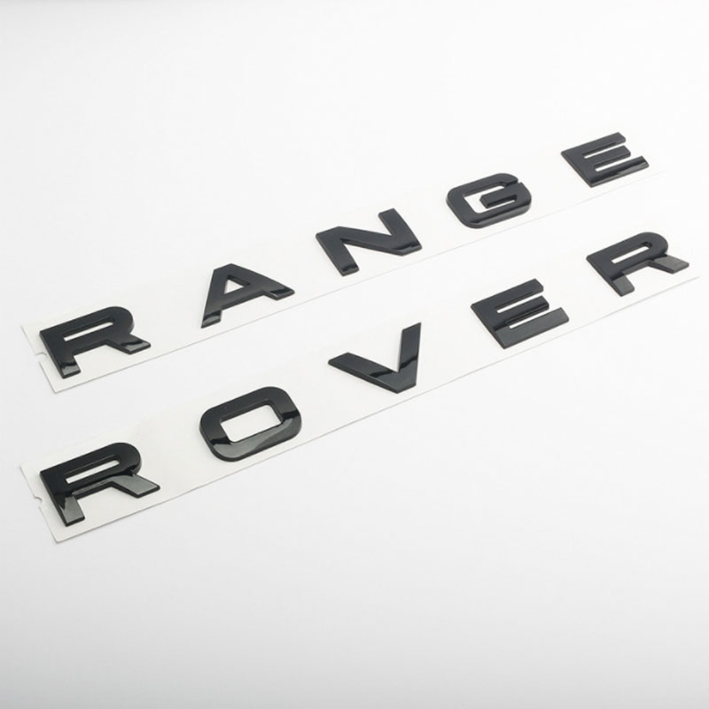 RANGE ROVER letter emblem car stickers for land rover Range Rover Evoque velar hood cover logo refit rear trunk decorate label