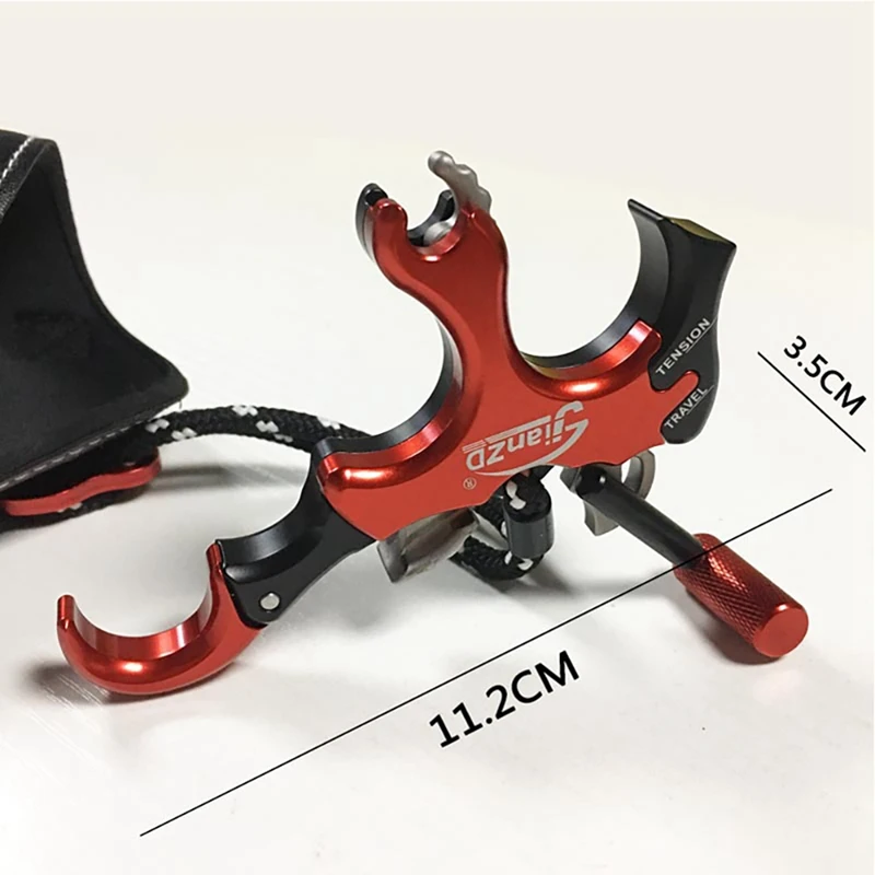 Aid Bow JIANZD Compound Releaser Thumb Release Aids Compound Bow Release Aid For Archery 3 Or 4 Finger Hand Held Grip smile
