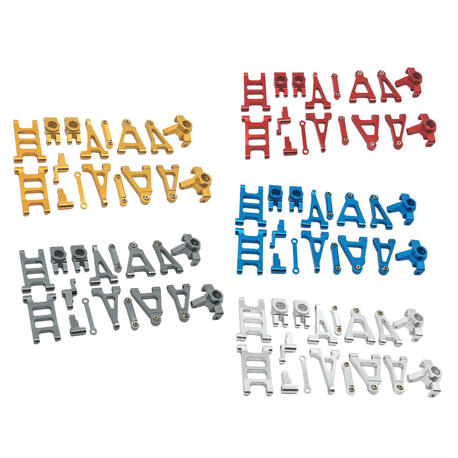 Rear Swing Front RC Arm Steering Cups Linkage Rod ddmysmile Durable Spare Parts Steering Cup Parts Set For 14301 14302 1/14 Vehicle Accs Smile